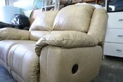 beautiful leather seat sofa